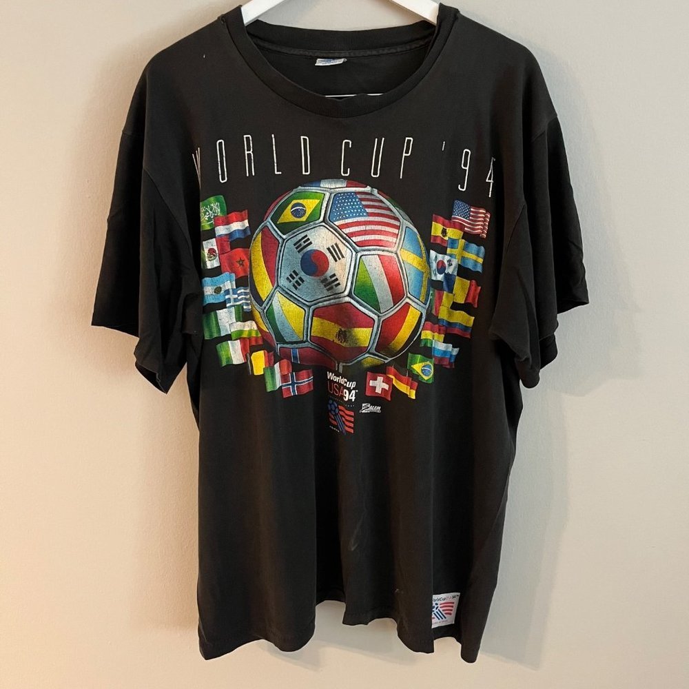 Vintage 1994 World Cup Tee Shirt Size Large